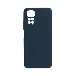 Capa de Silicone com Moldura de Câmera para Xiaomi Redmi Note 11/11S Azul Escuro Capa de Silicone com Moldura de Câmera para Xiaomi Redmi Note 11/11S Azul Escuro